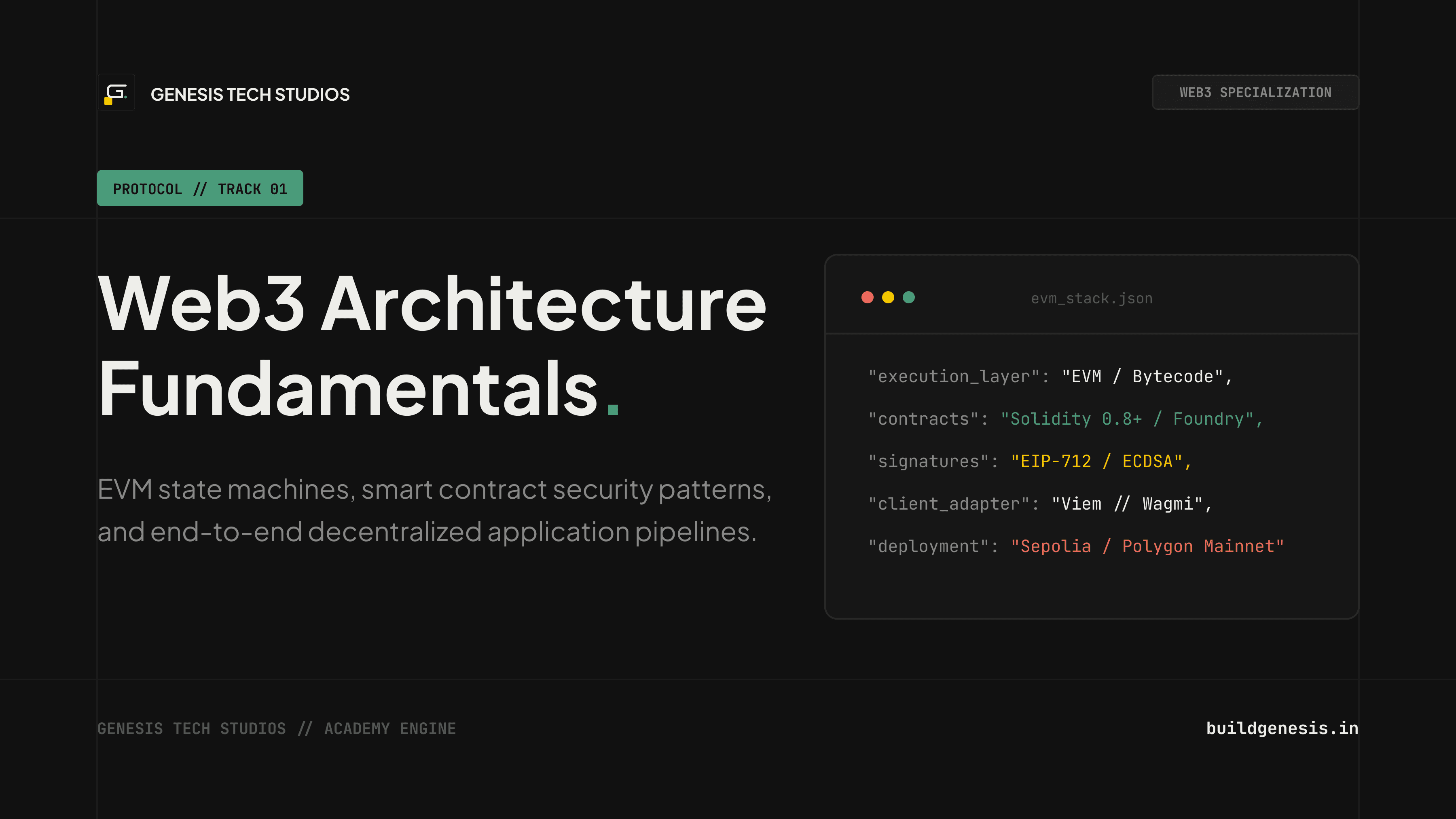 Web3 Architecture Fundamentals